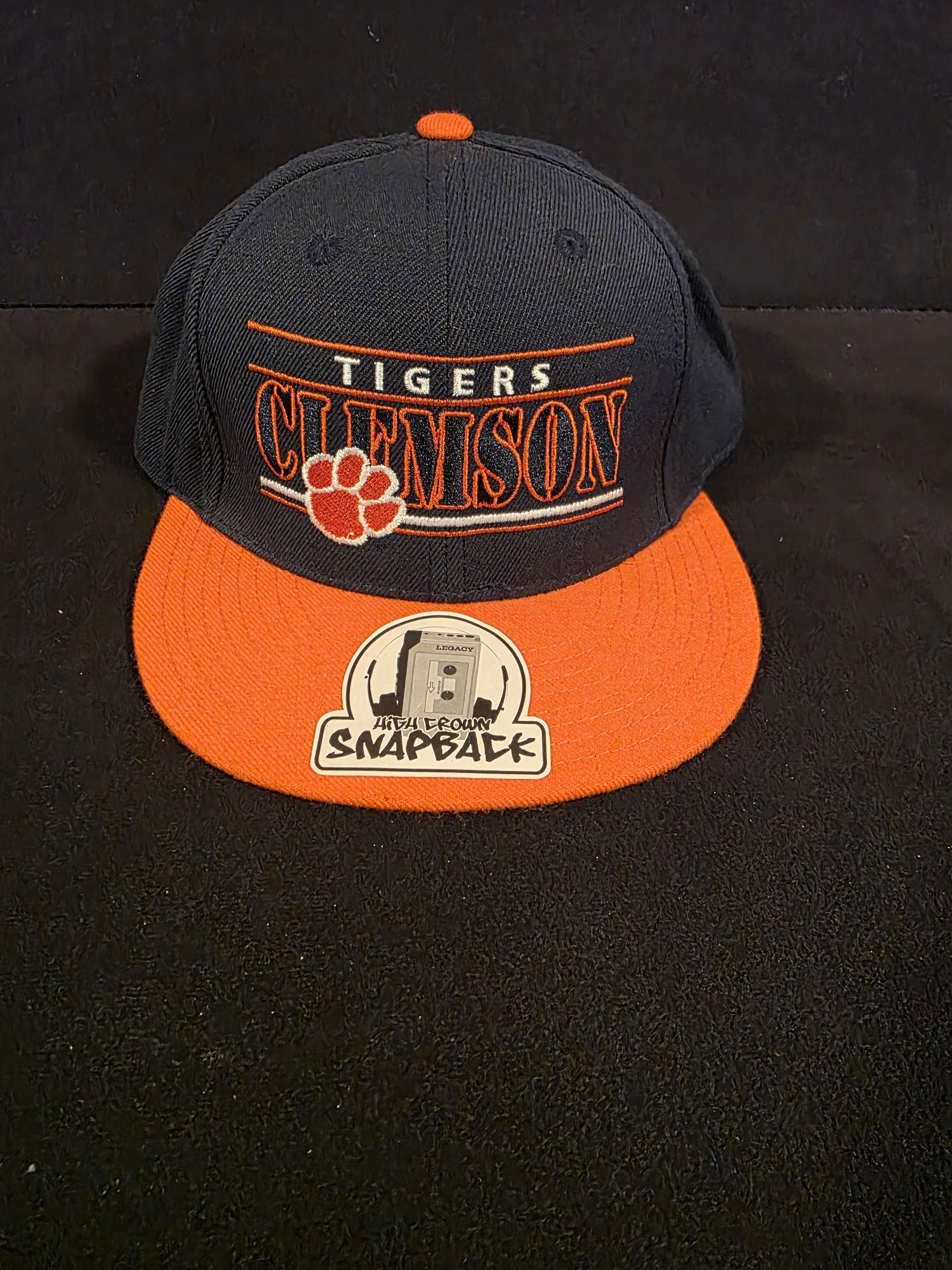 Legacy Navy Cap With Orange Brim